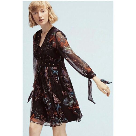 MAEVE Nighttime Florals Dress Size 2 - Picture 1 of 9